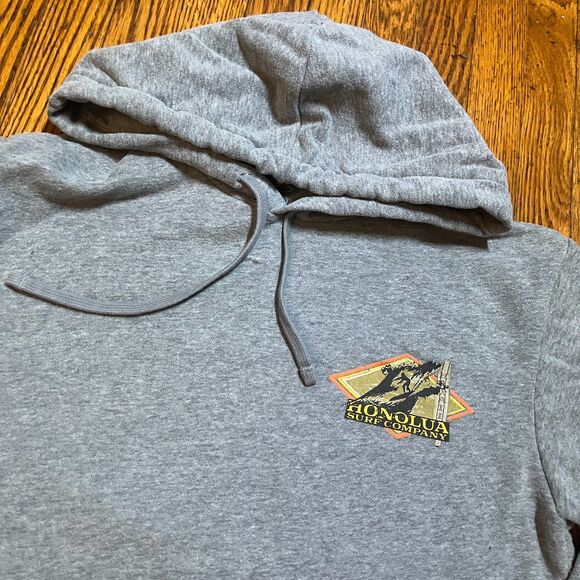 Honolua Surf Company Women's Gray Pullover Hoodie Sweatshirt Size M - Picture 2 of 8